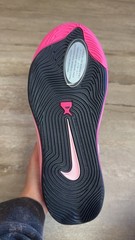 Nike A’ONE GS Black Hyper Pink Laser Pink Athletic Shoes 7Y Lace Up Non-marking