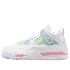 Nike Air Jordan 4 Retro PS Valentines Day White Pink IB7069-100 sz 3Y Youth Kids