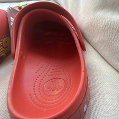 STOCK X VERIFIED:Crocs Lightning McQueen Light Up Red Kids Clog Shoes US Size 12
