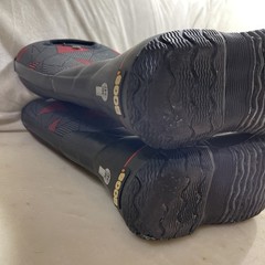 Bogs Kids Rain Boots Size 6 Black Red Waterproof Toddler Pull On Handles