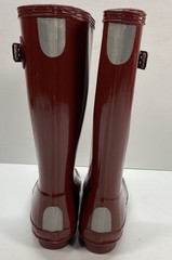Hunter Kids Original Kids‘ Gloss Rain Boot Kid Big Kid Military Red 4 US 34 EU