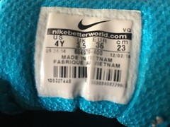 Nike Down Shifter 6 Sneakers Athletic Shoes Blue Size US 4Y UK 3.5 EUR 36 Unisex
