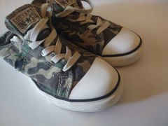 Converse Shoes Kids Teens Size 4 Chuck Camouflage Taylor All Star Sneakers