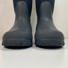 Bogs York Solid Insulated Rain Boots Black Pull On Waterproof Warm Kids Size 12