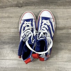 Converse All Star Jr USA Flag Hi-top Stars Stripes Red White Blue Chucks 5