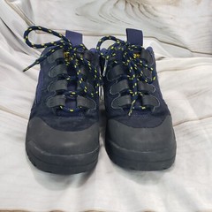 Cat Caterpillar Industrial Work Shoes Blue Leather Youth 6.5 Womens 8