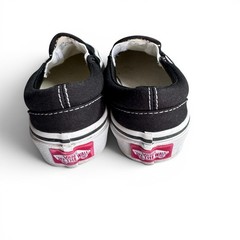 Vans Classic Slip-On Black Sneakers – Kids Size 11C – Excellent Used Condition