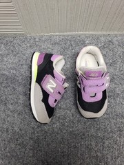 New Balance Kid Sneaker 6 Multicolor Logo Hook & Loop Closed Toe Toddler Shoe