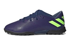 Adidas Messi Abrasion Resistant Low top Kids Soccer Shoes Blue Kids EF1811