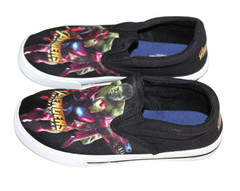 Marvel Avengers Infinity War Kids‘ Black Slip-on Sneakers #175437 2M