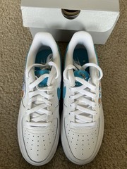 Nike Air Force 1 Low Space Jam Lola Bunny 7Y Womens 8.5 Blue White DM3353-100