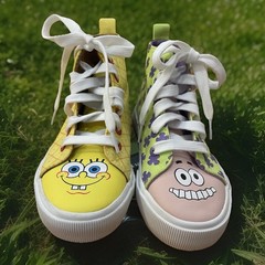 Nickelodeon SpongeBob and Patrick High Tops Sneakers In Kid’s Size 13