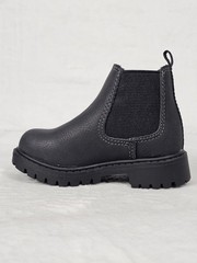 Levis Buckley WX Toddler Kids 5 Chelsea Boots Black Pull On Faux Leather Shoes