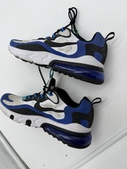 Nike Air Max 270 React SE Oracle Blue Aqua 2020 Size 6 Youth Athletic Shoes