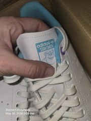 Adidas Stan Smith Monsters Inc Mike Sulley White Sneakers Youth Kid Shoes Sz 6.5
