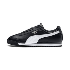 PUMA BIG KIDS ROMA BASIC JR – 354259-01 BLACK/WHITE **FINAL SALE ITEM**