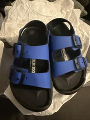 Birkenstock Mogami Sandal – UltraBlue/Black – Size 28 EU (10 US Kids)
