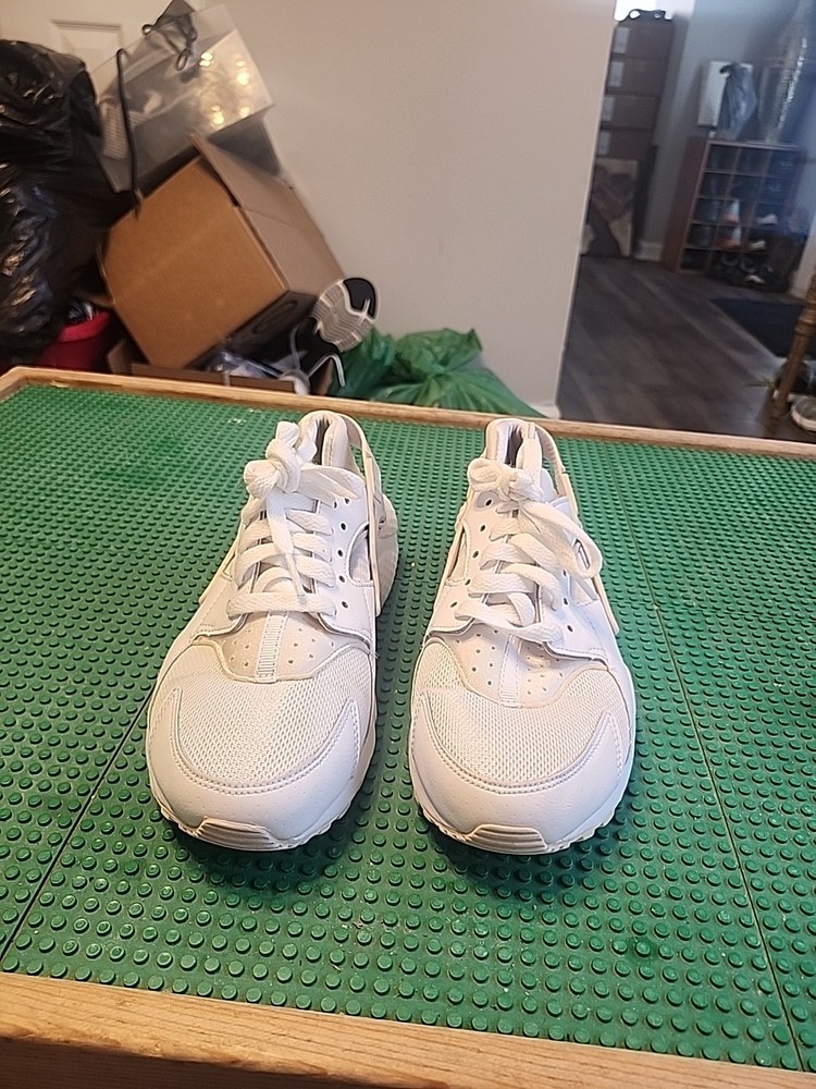 Nike Air Huarache Run GS White Pure Platinum 654275-110 Size 5.5Y