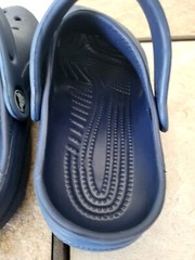 Croocs Classic Kids Blue Rubber Confort Slip On Shoes 2/4.