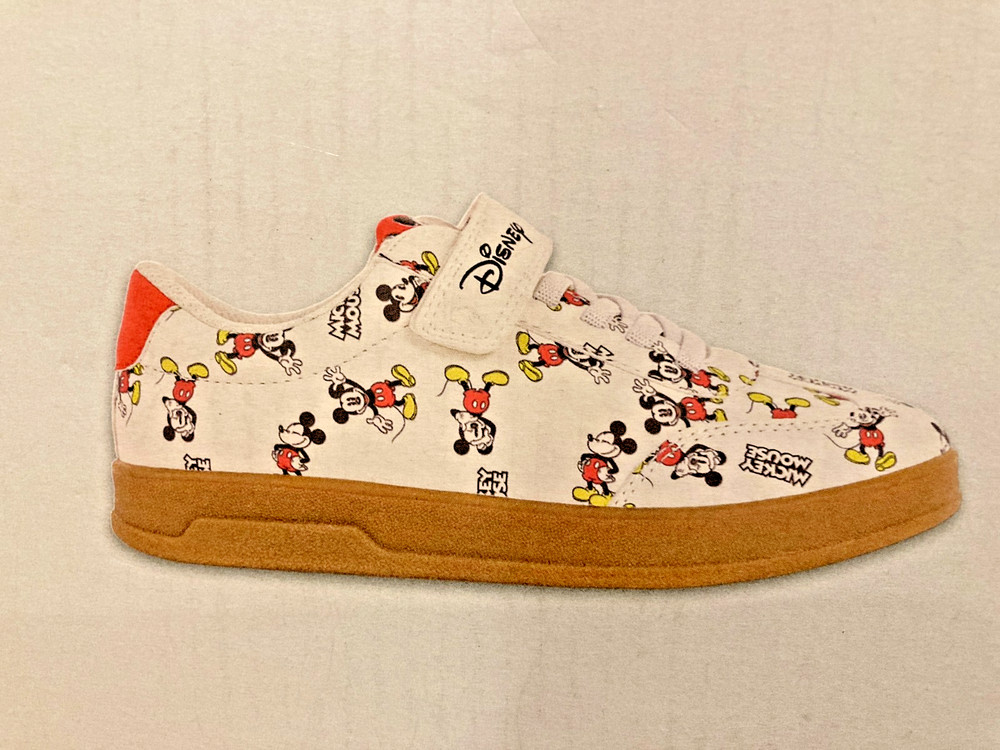 Disney Mickey Mouse Children’s Character Sneaker, Size 12 or 13. Hook and Loop