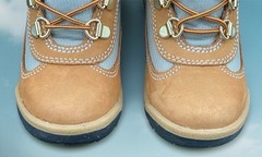 Timberland Toddler Field Boot Wheat Size 10M Lace Mid w/ Box Gently Used
