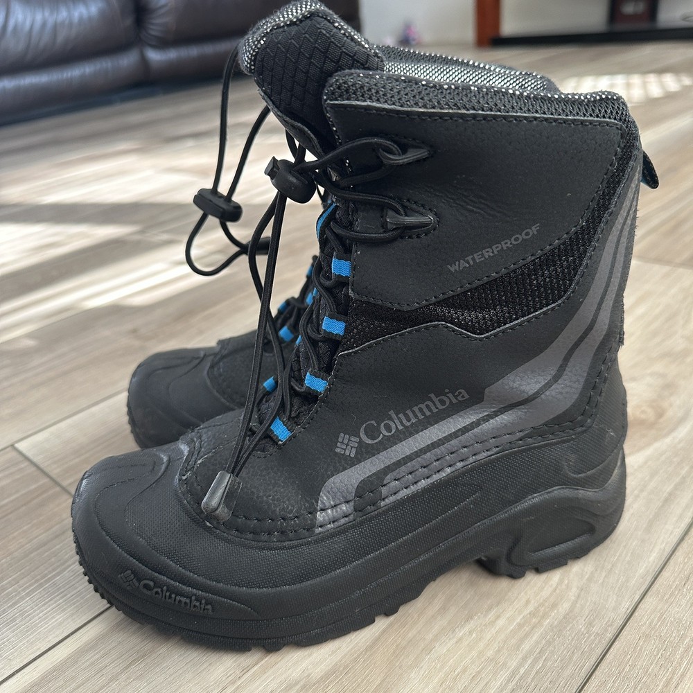 Columbia Youth Bugaboot Plus IV Omni-Heat Winter Boots Size 5 Waterproof Lace Up