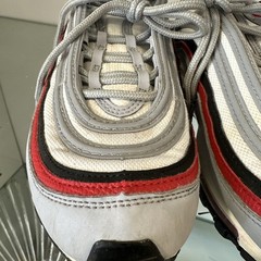 Nike Air Max 97 ‚Wolf Grey Red‘ Wolf Grey/Unv Red/Black 921522 020 6.5Y
