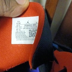 Jordan Jumpman Two Trey GS High Top Sneakers Black/Orange/Purple 4.5Y DQ8431-001