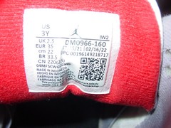 2022 Nike Retro 3 „Fire Red 2022“ DM0966-160 White/Grey Youth Shoes! Size 3Y