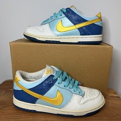 Nike Dunk Low ‘Splash’ GS Size 4Y 309601-471 Air High Mid Sb Retro Max Force Og
