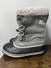 NEW Sorel Yoot Pac Nylon QUARRY/DOVE GRAY – Size 5 Little Kid’s Youth Boots