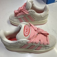 Adidas Campus 00s Valentine’s Day Cream Pink Red JS3522 Size 4 Youth / 5.5 Women