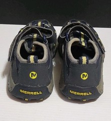 Merrell Kids Hydro H2O Hiker Sandal Youth 1 M Blue Gray Closed Toe Sport Hiking