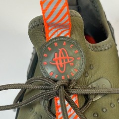 Nike Air Huarache Drift GS Medium Olive Bright Crimson Boys Youth 4.5Y