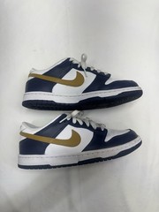 Nike Dunk Low White-Wheat-Midnight Navy Sz 6Y FB9109-111