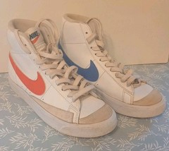 Nike Boys Girls Blazer Mid ‘77 Game Royal Blue Gray White Size 5.5Y