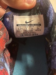 Nike LeBron Soldier 9 IX Black Orange Blue Basketball Shoes Youth Size 5.5Y