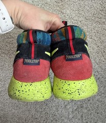 Nike Pendleton Multicolor Kids Athletic Sneakers 6Y Black Yellow 826493-943