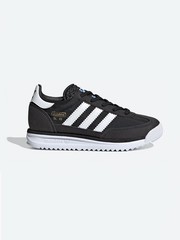 NWT Adidas SL 72 RS Elastic Laces Sneakers Kids Black/White sz 3