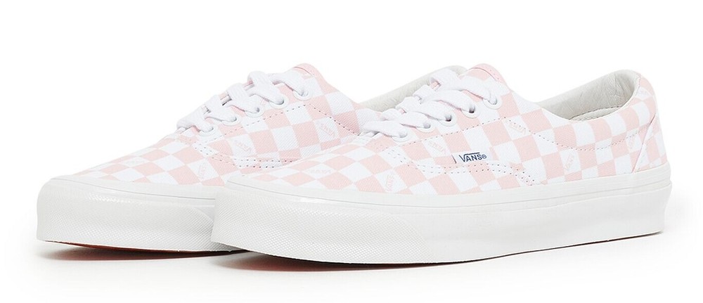 Vans Vault OG Era LX Pink Blush White Checkerboard VN0A3CXNB4Z Unisex 4-8.5