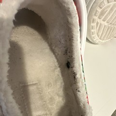 Crocs White Lined Christmas Holiday Unisex Kids Clog Shoes with Festive Accents