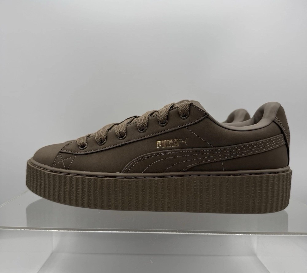 NEW Puma Creeper Phatty Nubuck Totally Taupe 399867 Brown Size 2.5C Toddler Kids