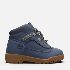 TIMBERLAND TODDLER BLUE MID LACE FIELD BOOT KIDS BOYS TD KIDS NUBUCK
