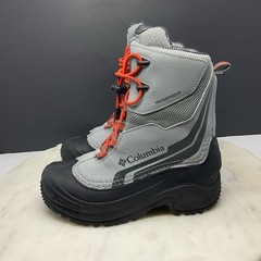 Columbia Bugaboot Plus IV Snow Boots Youth Size 3 Omni Heat 400g Gray BY5955-036