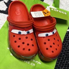 Crocs Lightning McQueen Toddler C13 Light Up Disney Pixar Crocs Cars W/ Tags