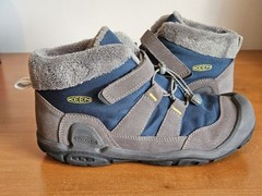 Keen Knotch Chukka Boots Steel Grey Blue Wing Teal Gray Big Kids Youth Size 6/38