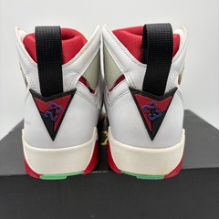 Jordan 7 Retro Hare White True Red Light Silver US Size 6.5Y Youth GS 304774-125