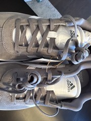 Size 6 Kids Adidas ID6314 Grey White VL Court 3.0 Shoes Sneakers
