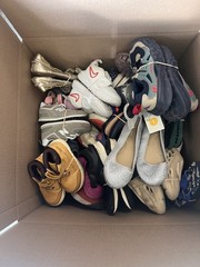 20 – Pair Mixed Shoe Lot : Kids , Casual, Dress, Boots Reseller Wholesale Box