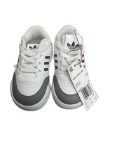 Adidas Kids Drop Step Low I Grey and White Toddler Sneakers. Size: 5K. NWT Box